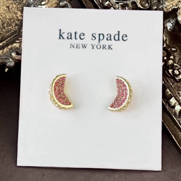 KATE SPADE • Fruit Salad Grapefruit Earrings - Picture 4 of 4